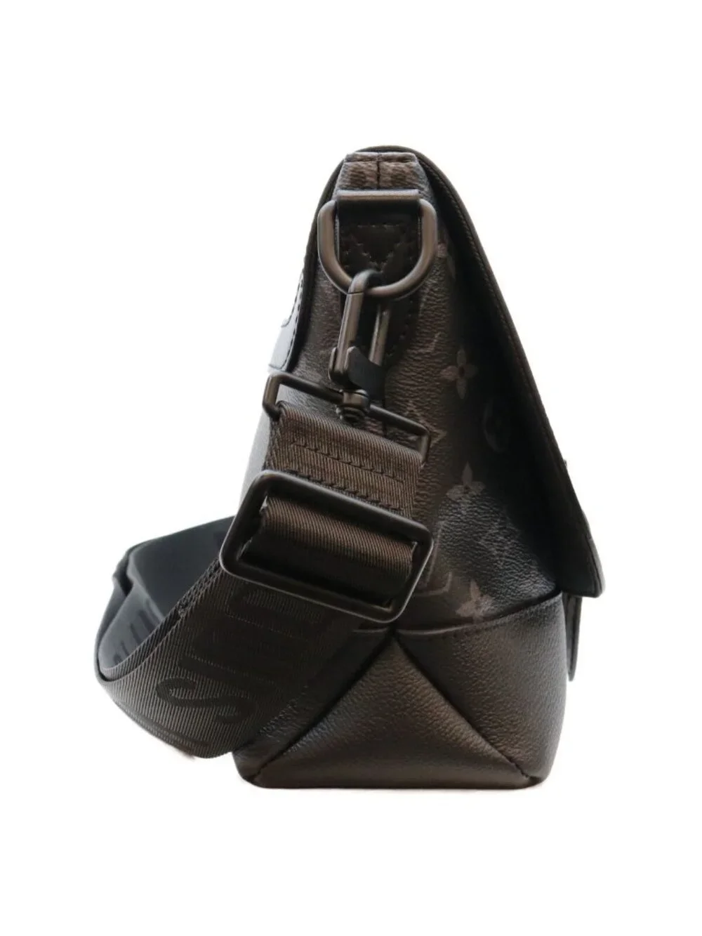 Louis Vuitton Monogram Eclipse Saumur Messenger Shoulder Bag